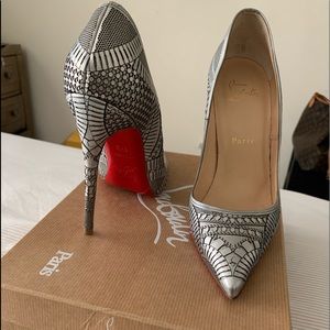Kristali 120 silver version Christian Louboutin